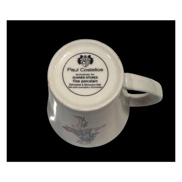 NEW Paul Costelloe for Dunnes Store Fine Porcelain Fashion Lady Mug Cup - Picture 5 of 6